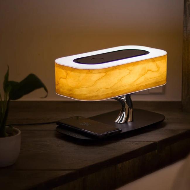 Modern Tree Wireless Charger & Speaker Table Lamp