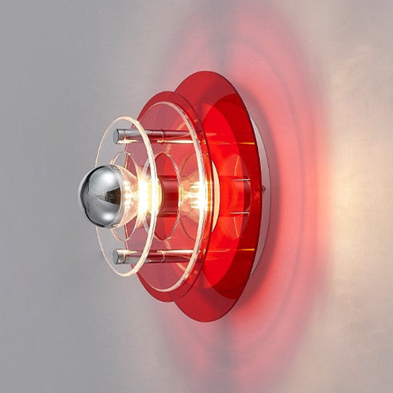 Colorful Layered Acrylic Glass Wall Light
