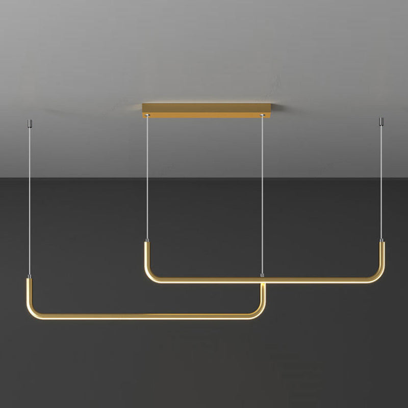 Modern Long Hanging Chandelier Light