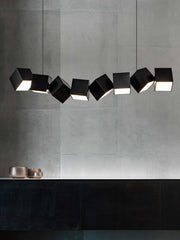 Nordic Cube Box Long Bar Pendant Lighting
