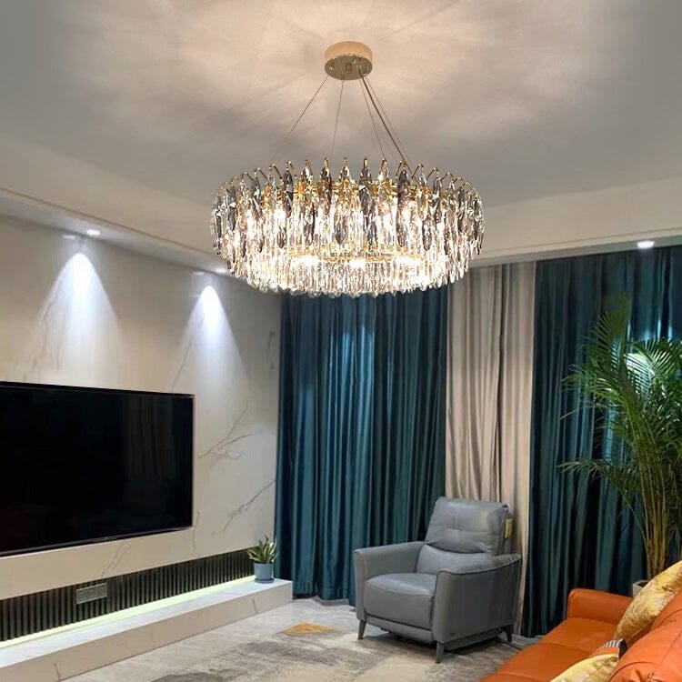 Modern Crown Light Luxury Crystal Chandelier