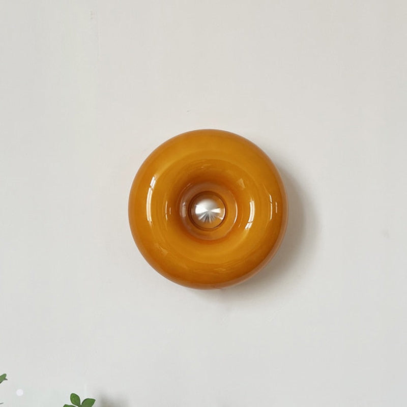 Modern Minimalist Ambiance Donut LED Touch Wall Lamp