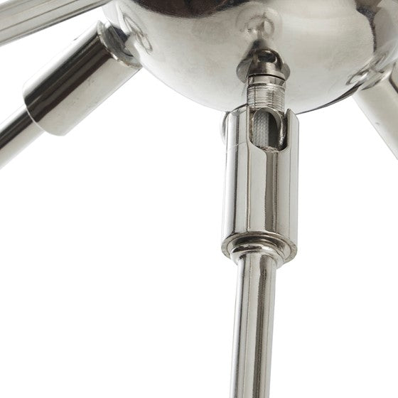 Oversized 12 Globe Bulbs Chandelier