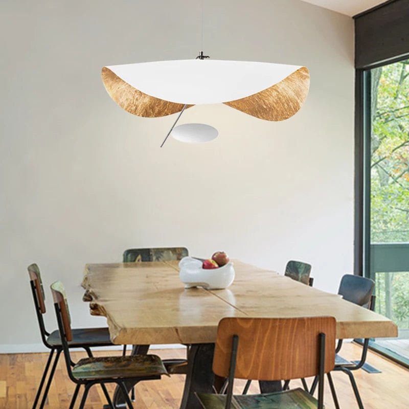 Retro Replica Design Flying Saucer Hat Pendant Lamp