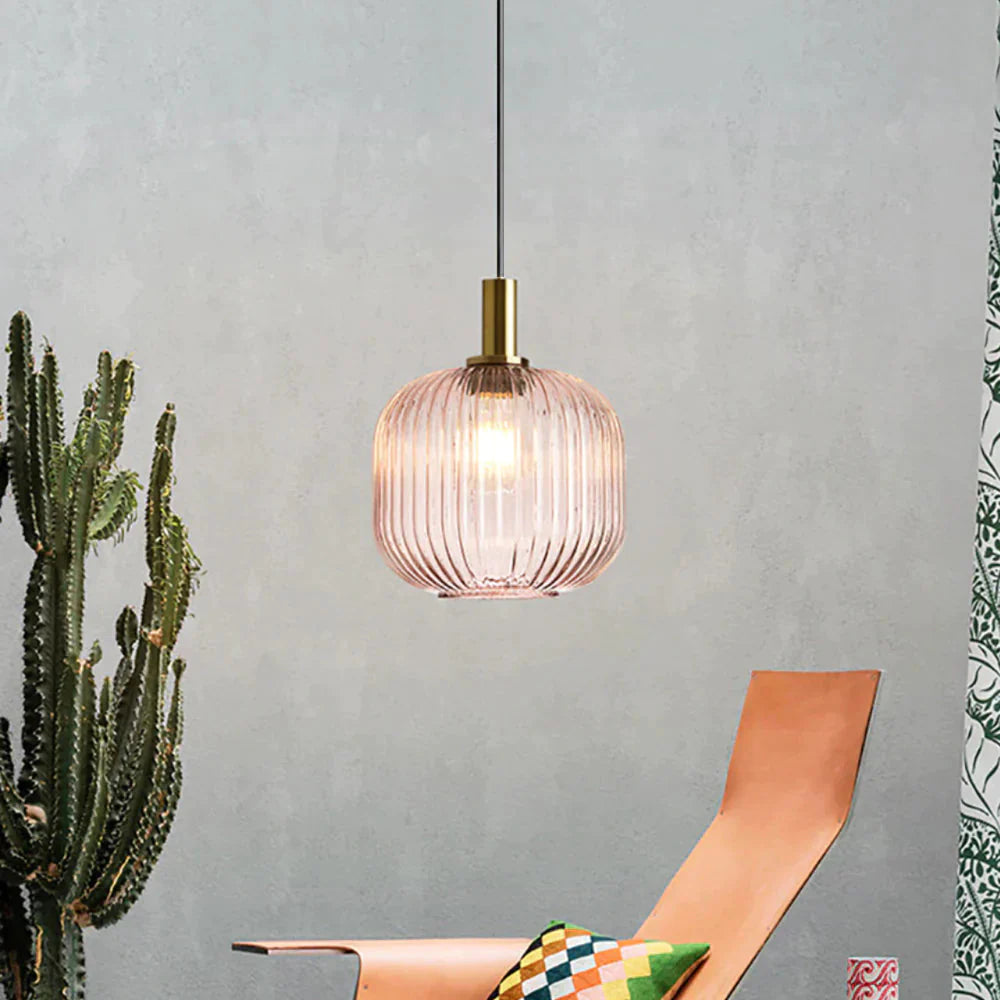 Gleam Textured Glass Pendant Light