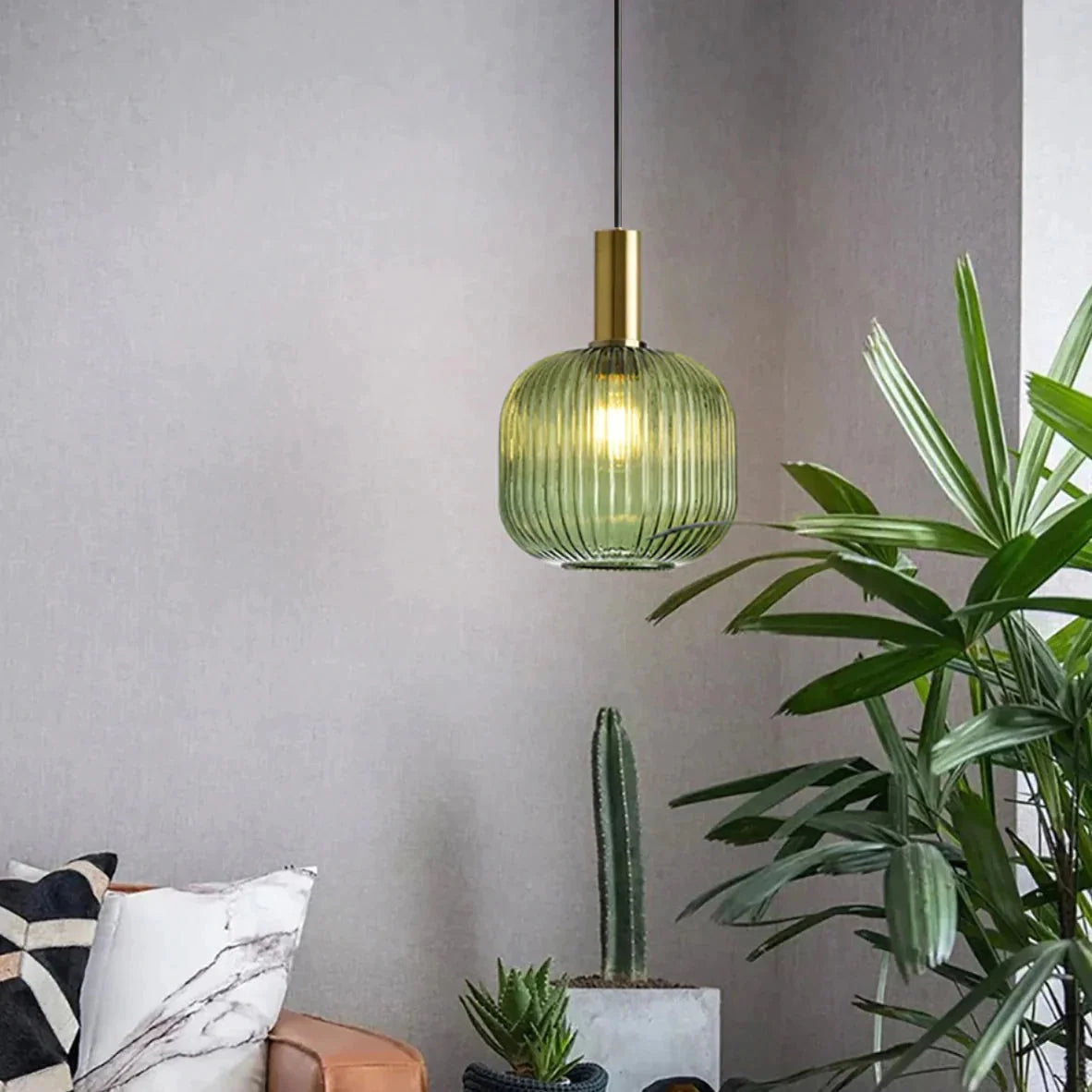 Gleam Textured Glass Pendant Light