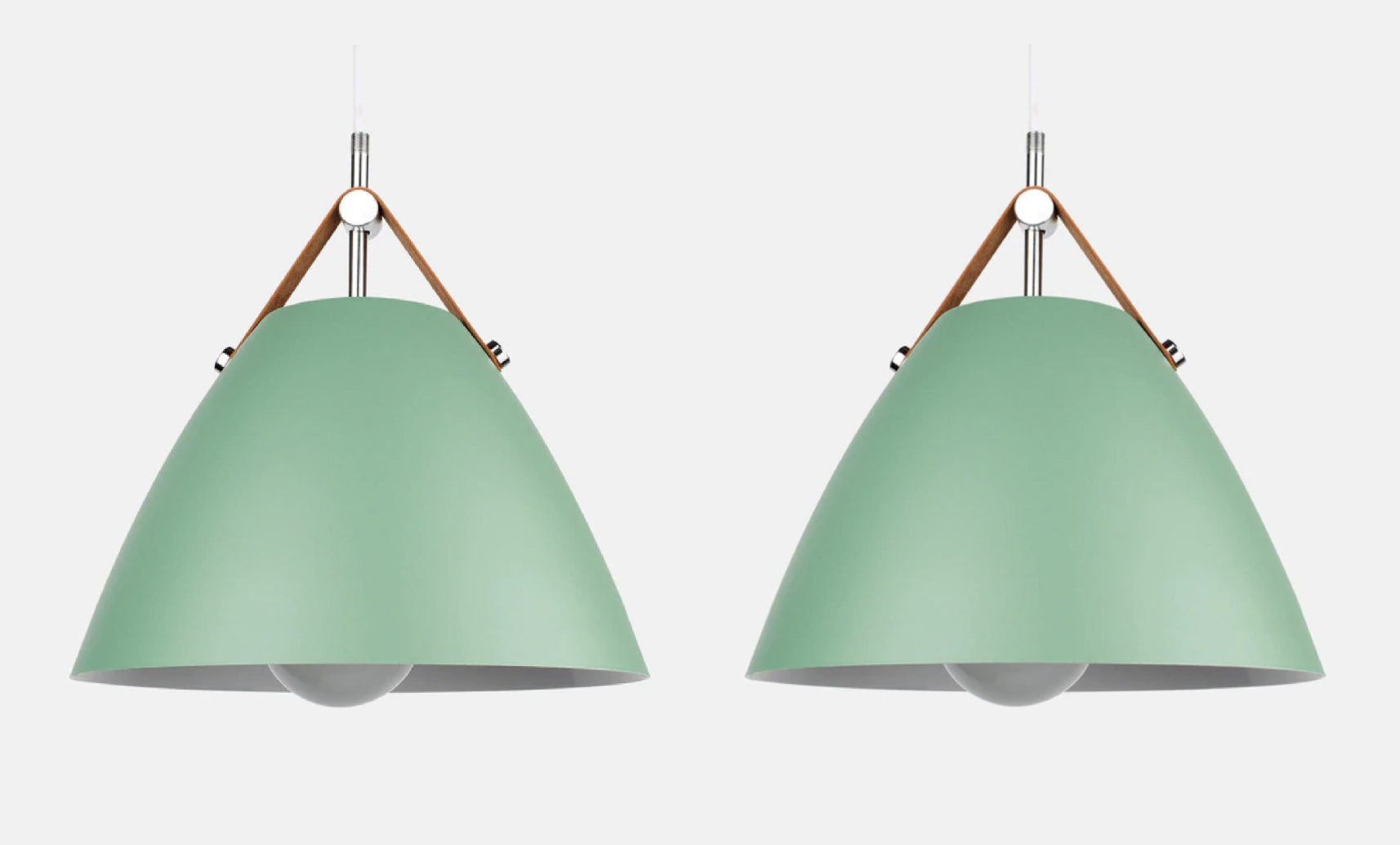 Strapped Charm Cone Pendant Light