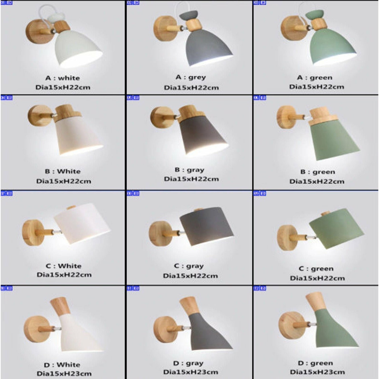 Multi Design Nordic Style Modern Bedside Wall Lights, Dinning Lamp, Wall Lamps, Ceiling Lights, Living Room/Restaurant/Bar Light (No Bulb)