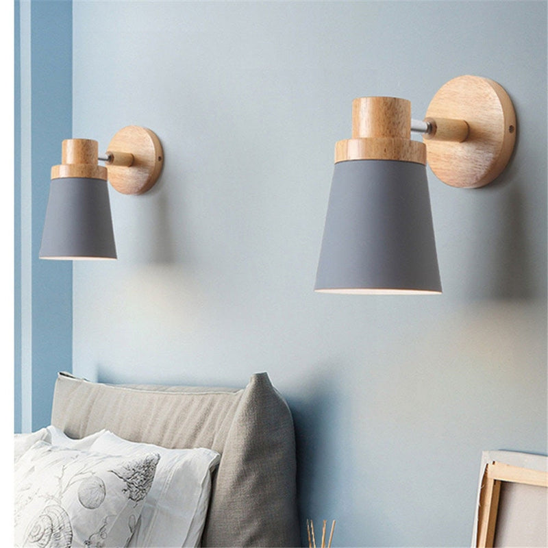 Multi Design Nordic Style Modern Bedside Wall Lights - Rectangular