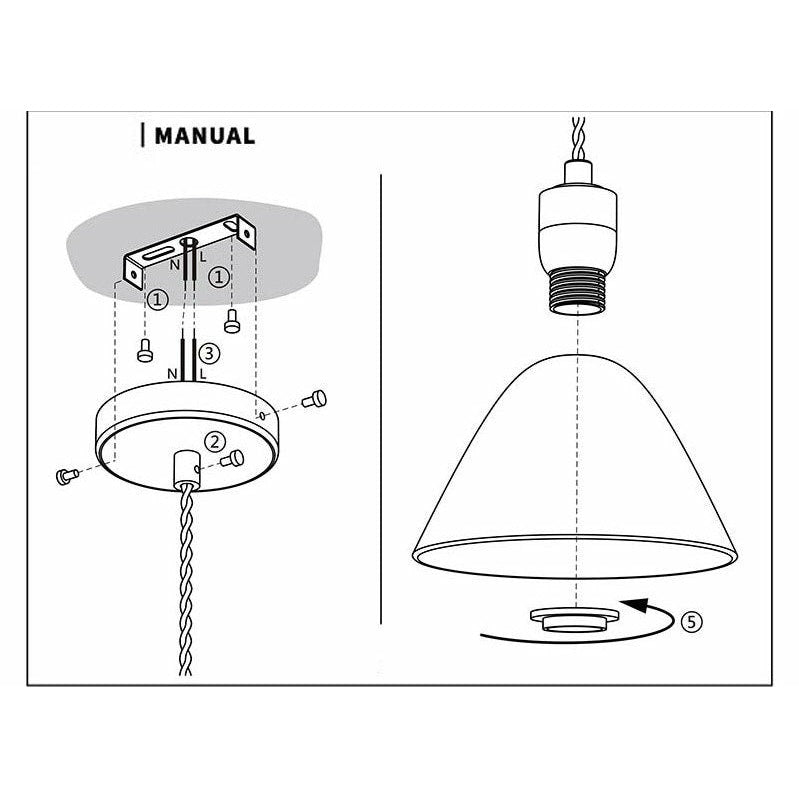 Ceramic Pendant Light Plug In Hanging Chandelier Lighting Fixture Home Decor White Lighting Nordic Ceiling Lamp Art Deco Contemporary Modern