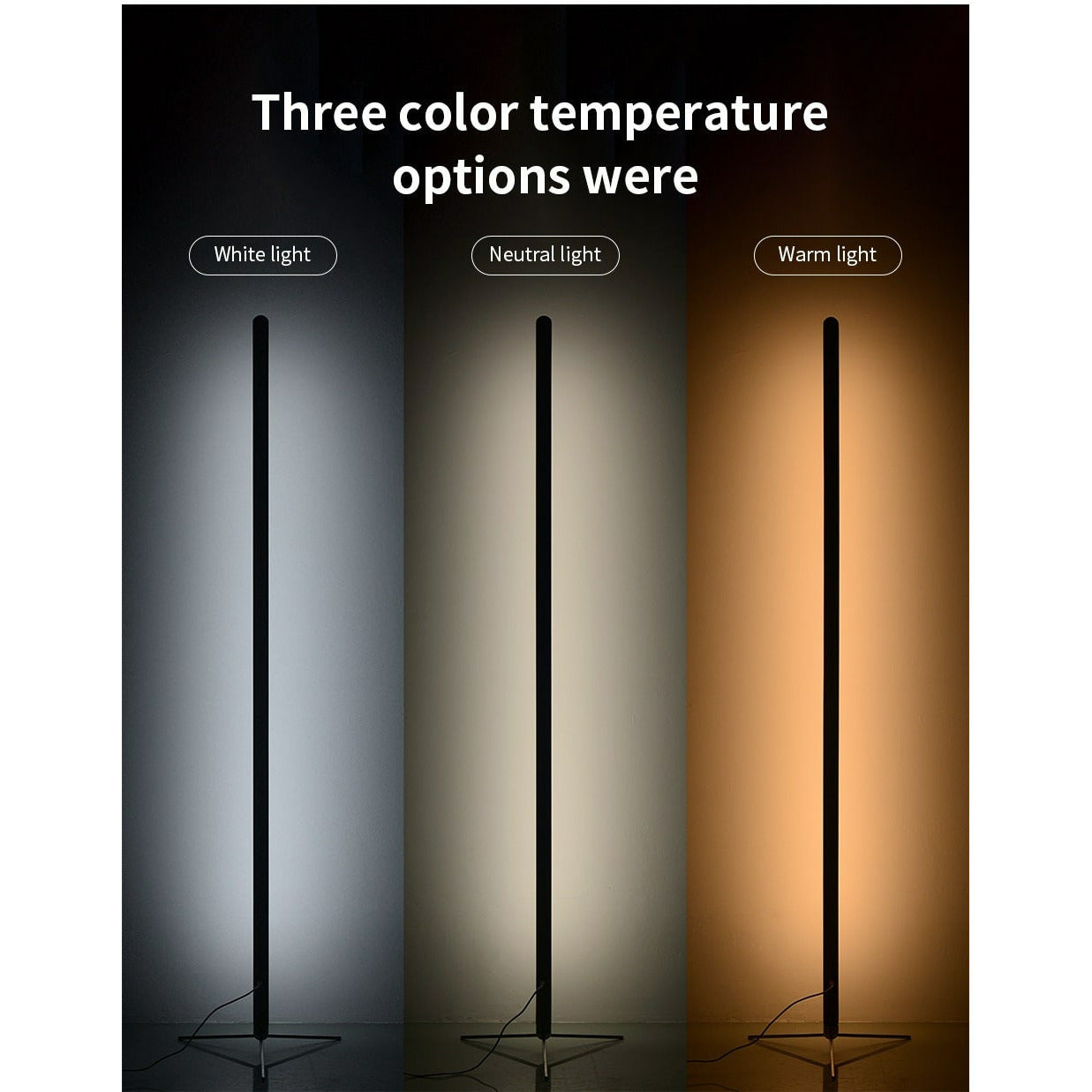 Modern Standing Floor Lamp LED Wooden Standing Floor Lamp Solid Wood Art Decor Atmosphere light 360 adjustable portable Ambient lamps
