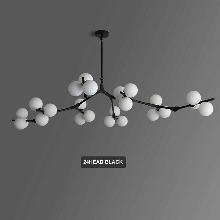 Creative Branch Arm Chandelier 12/18/24 Molecular Balls Light Fixtures Slanted Ceiling, Remodel For Living Room Office Bedroom Dining Room