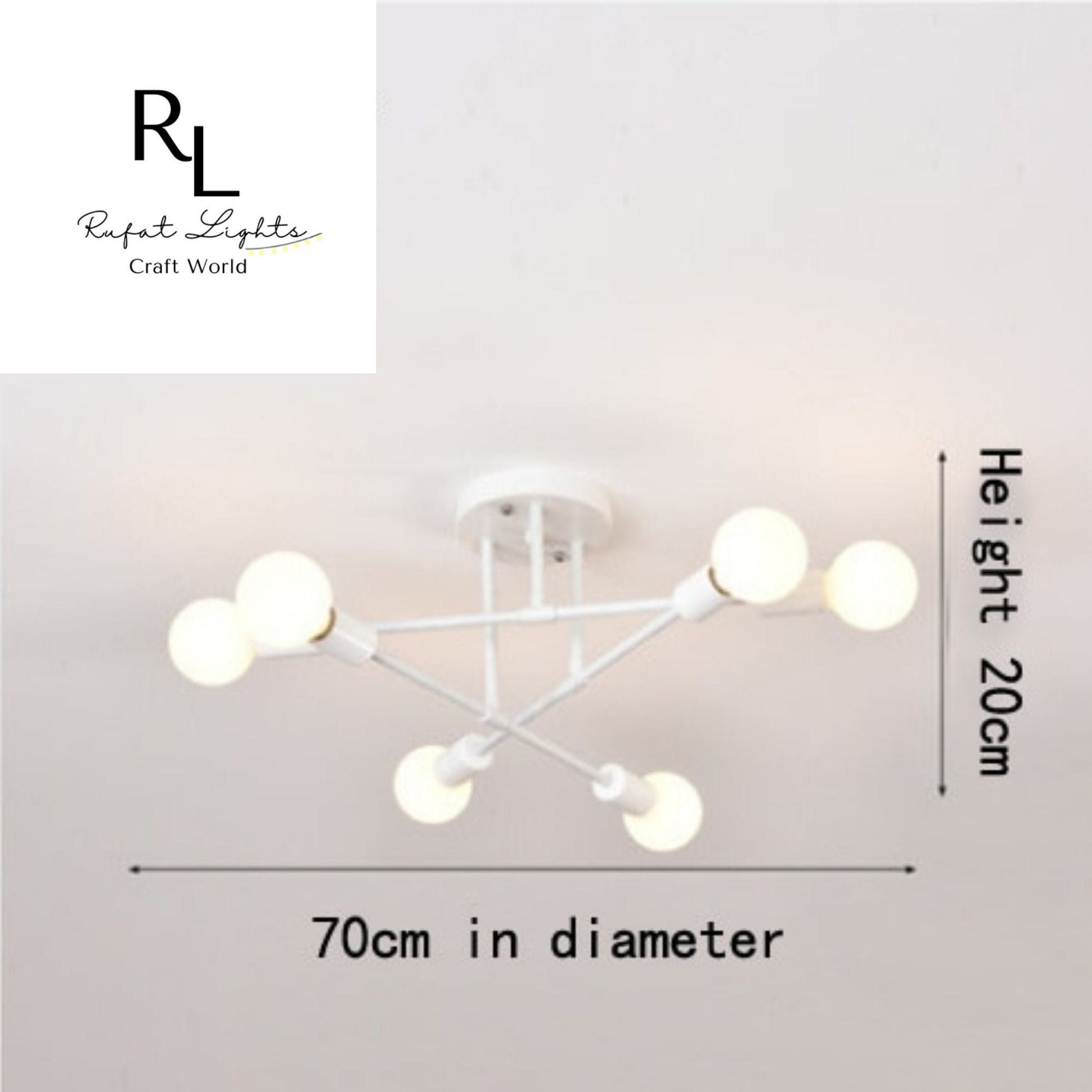 Chandelier Sputnik | Chandelier Lighting | Hanging Light | Mid Century Lighting | Vintage Pendant Chandelier | Pendant Lighting | Nordic