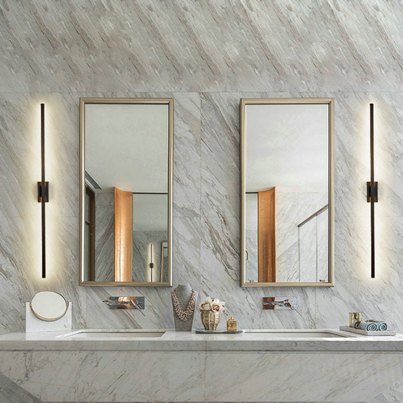 Minimalist Nordic Wall Lamp Linear Modern Wall Sconce for Bedroom, living room, dining room, kitchen, corridor Warm White Lamp Wall Decor