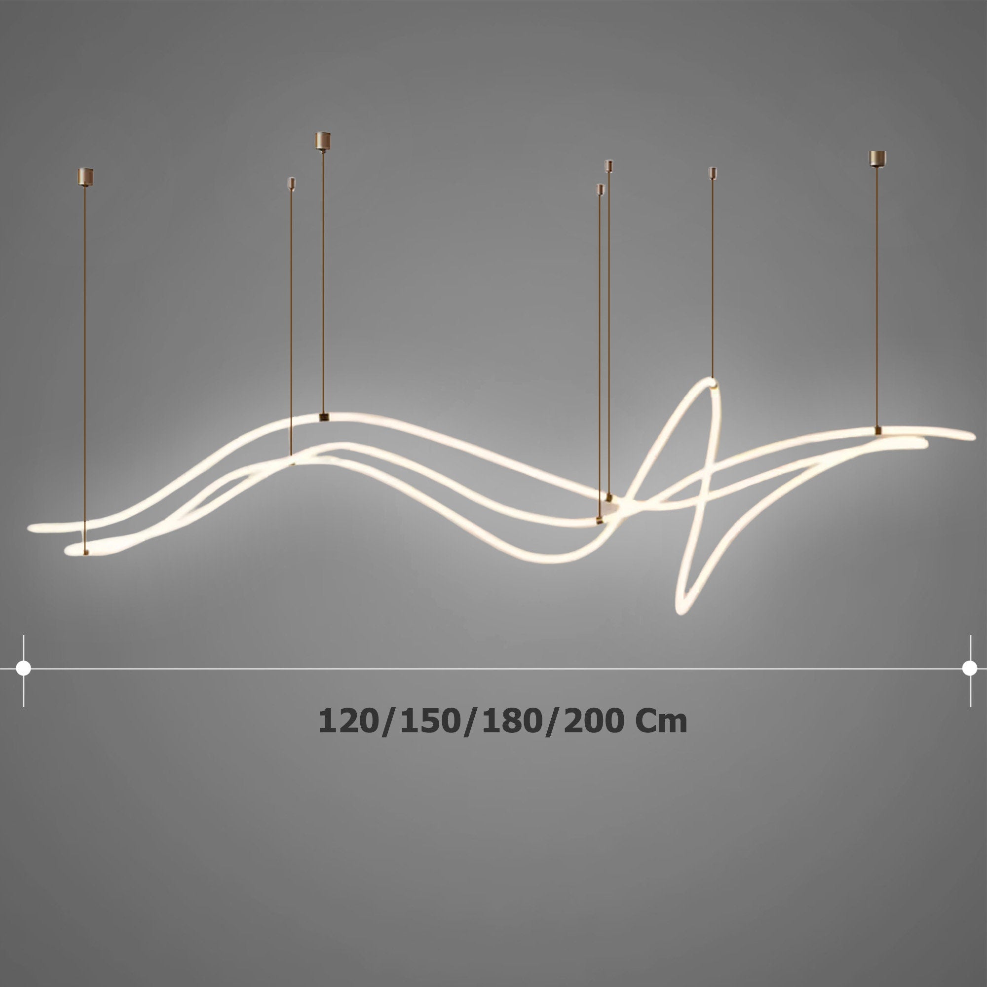 Line Art Geometry Chandelier