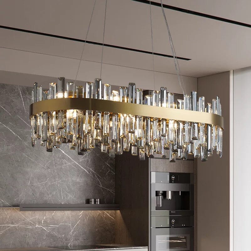 Modern Crystal Stone Designer Chandelier Lamp