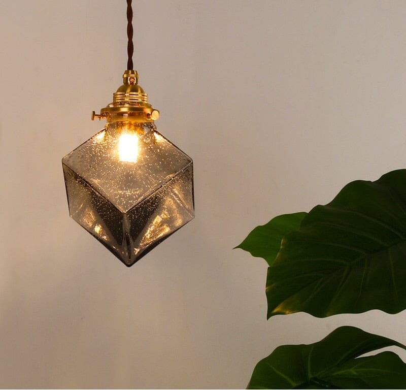 Industrial Vintage Style Glass Pendant Lights