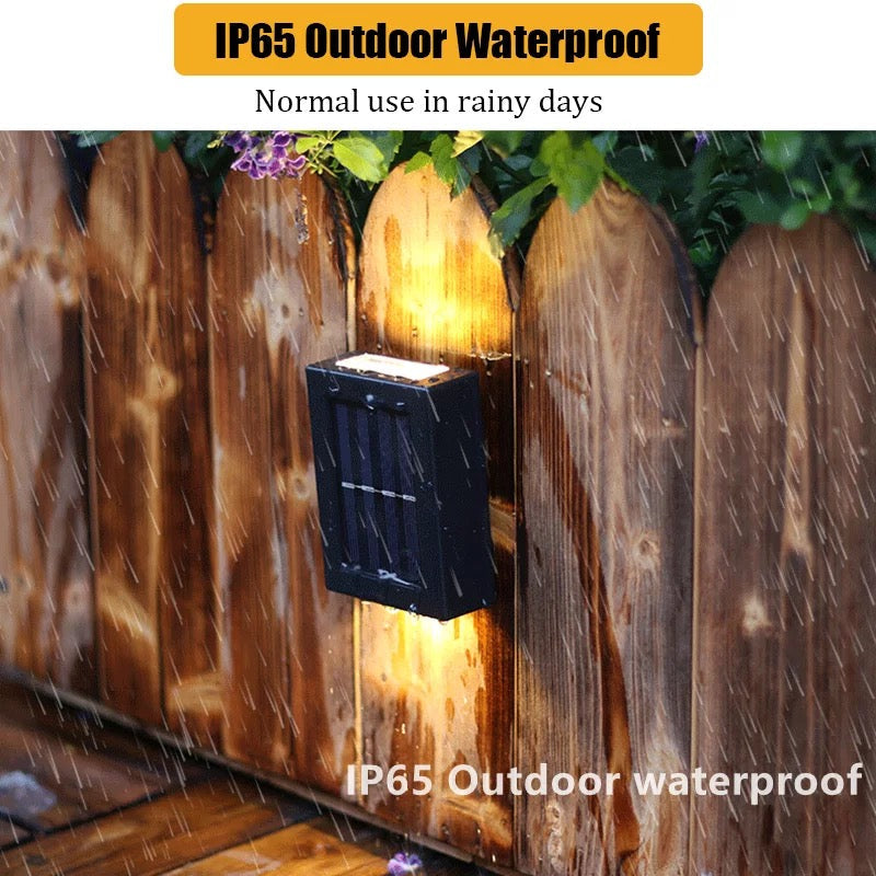 Simple Up And Down Luminous LED Solar Wall Lights