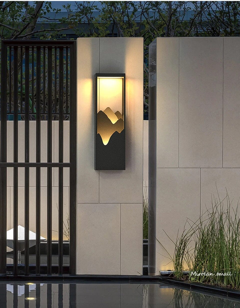 Solar LED Outdoor Waterproof Garden Wall Lamps
