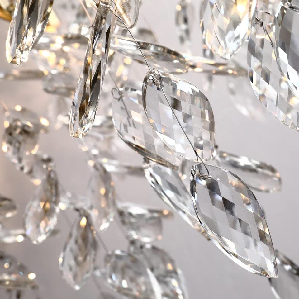 Nordic Art Branch Golden Crystal Chandelier