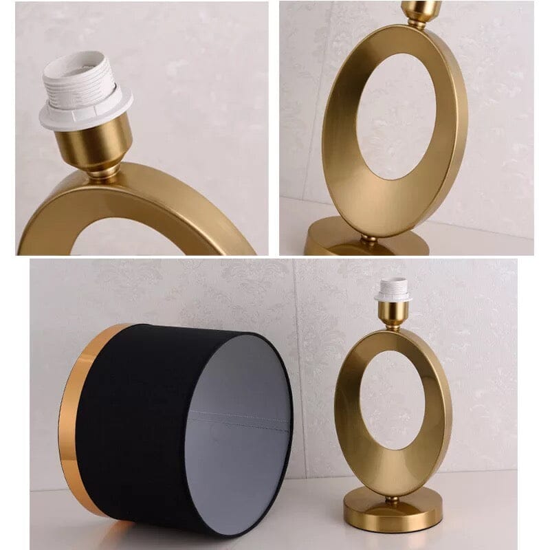 Nordic Luxury Cloth Covered Desk Lamp