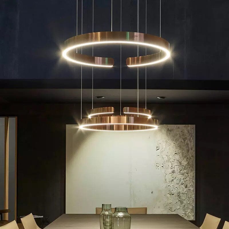 Nordic Russian Design Round Ring Chandelier