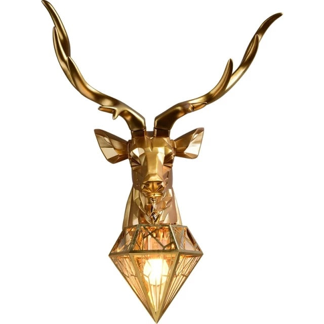 Modern Nordic Antler Deer Wall Lamp