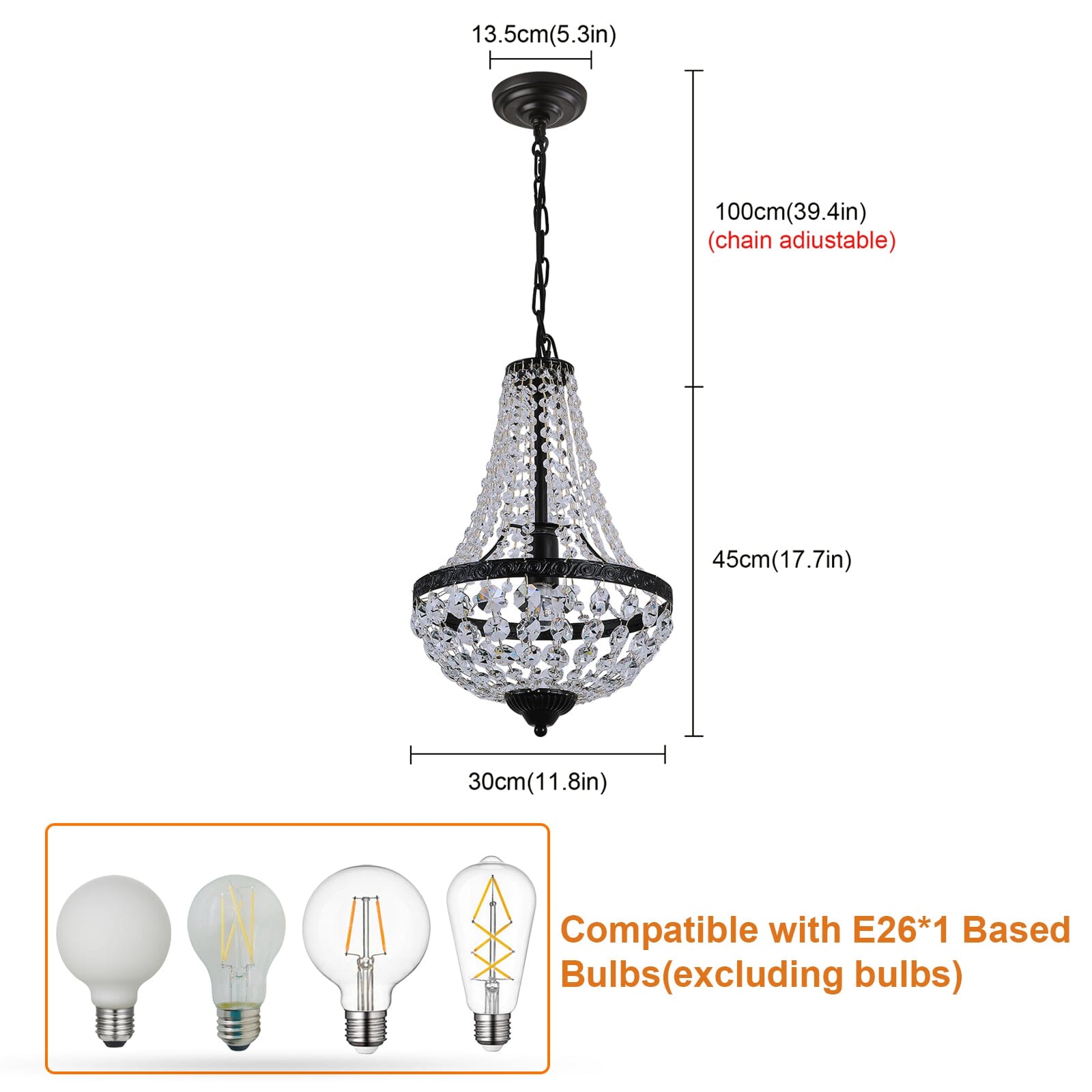 Luxury Classic Crystal Ceiling Lamp Chandelier