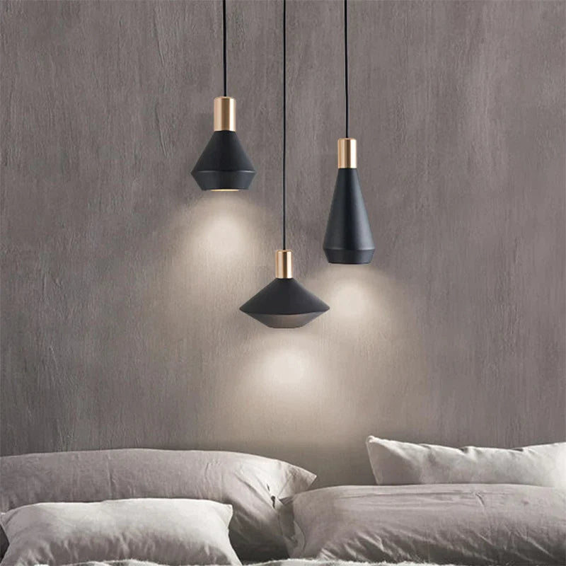 Industrial Aluminum Ceiling Plate Pendant Lamp