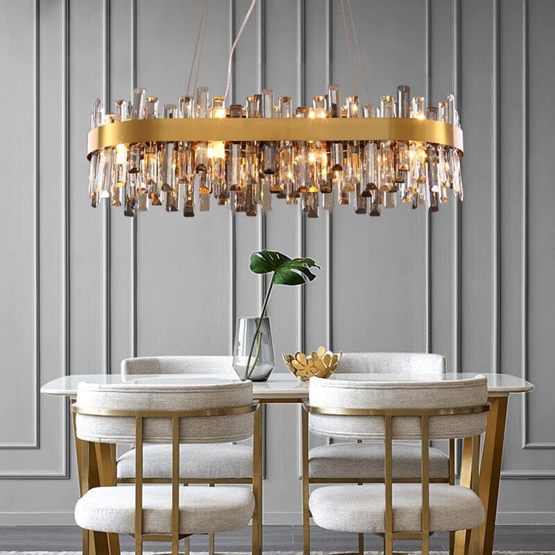 Modern Crystal Stone Designer Chandelier Lamp