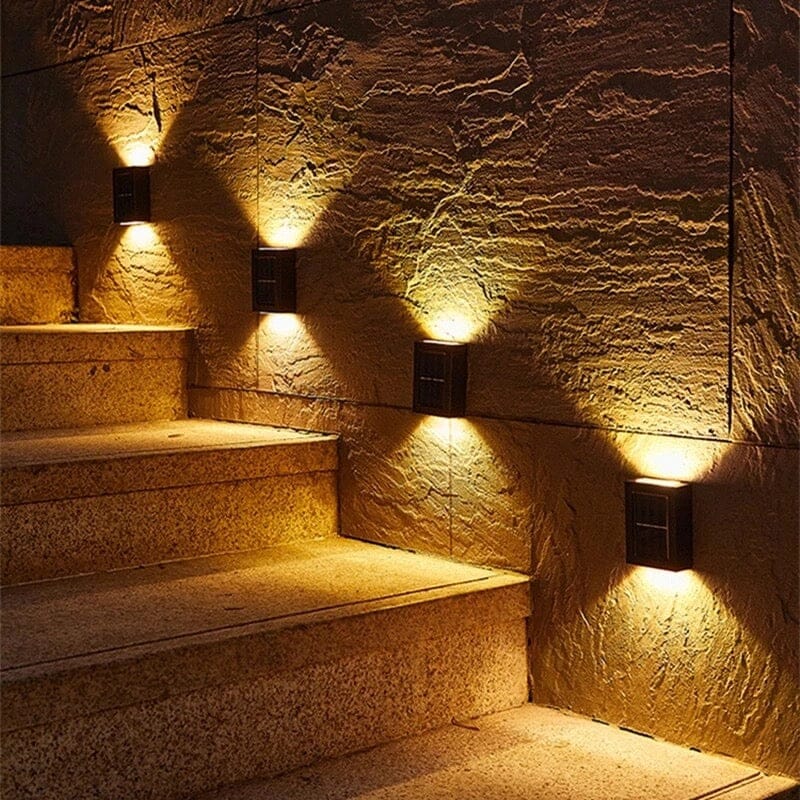 Simple Up And Down Luminous LED Solar Wall Lights