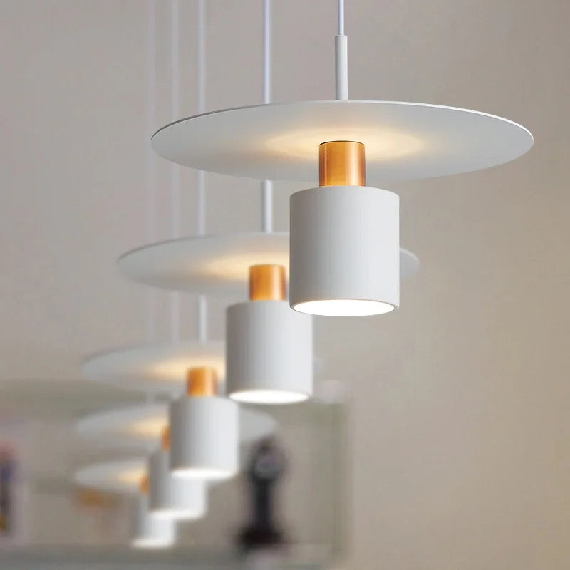 Minimalist Denmark Disk Round Pendant Light