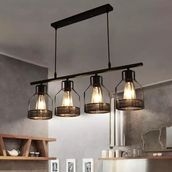 Industrial Style Loft Multi-Heads Chandelier Lamp