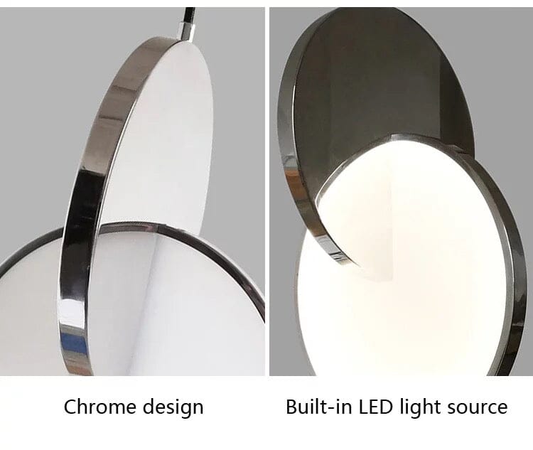Modern Ring Geometric Circle Iron Pendant Light