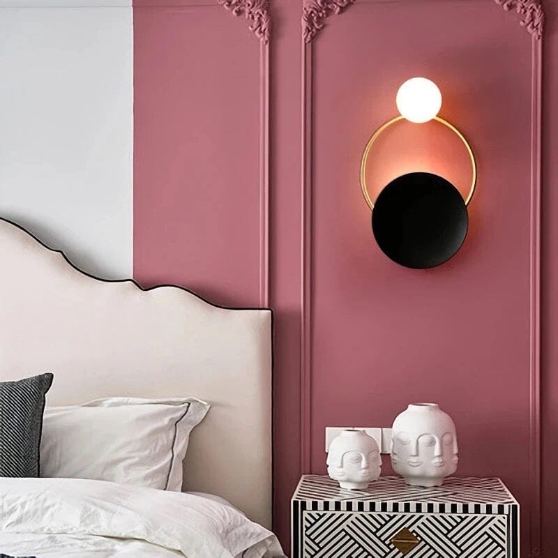 Nordic Modern Ring Golden Wall Sconce