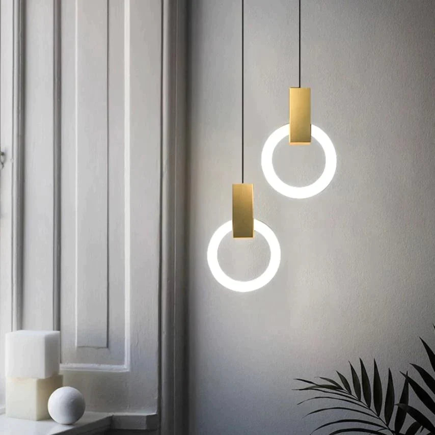 Nordic Minimalist Circular Small Pendant Light