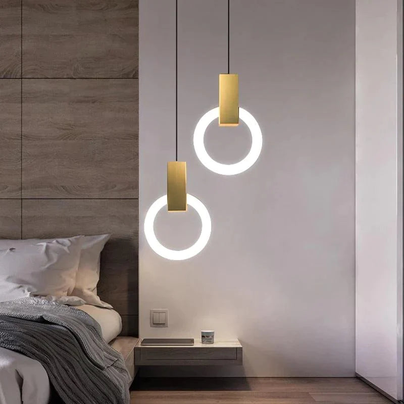 Nordic Minimalist Circular Small Pendant Light