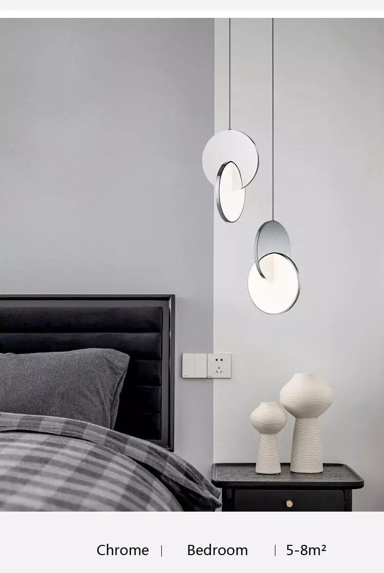 Modern Ring Geometric Circle Iron Pendant Light