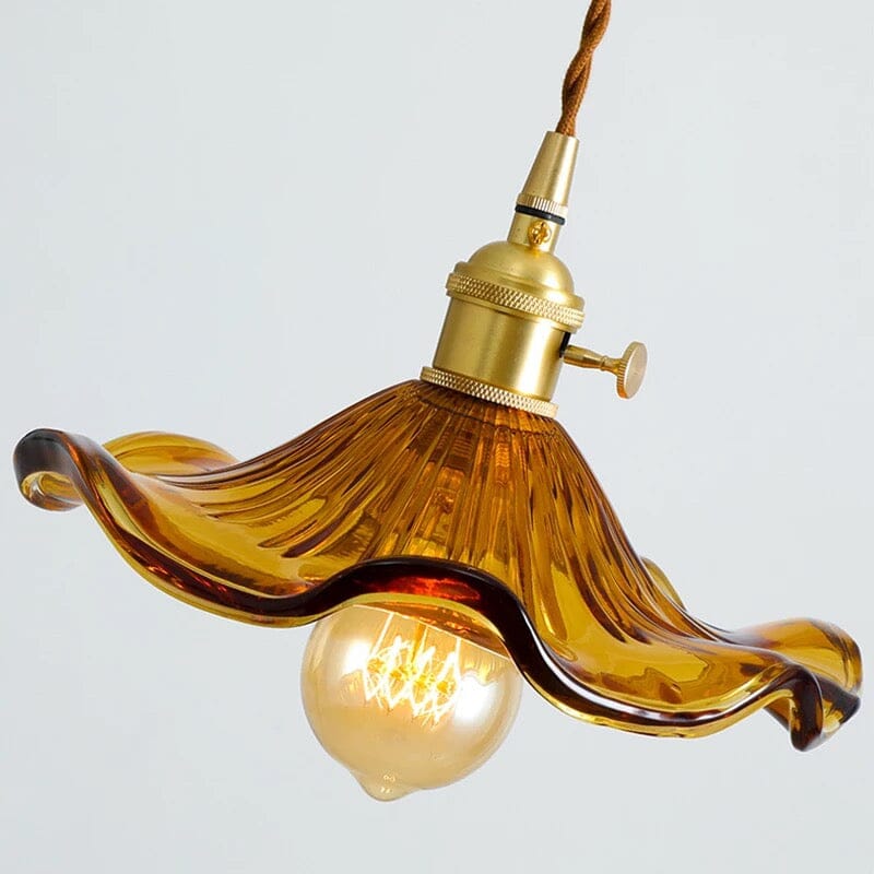Colorful Glass Copper Edison Pendant Lamp