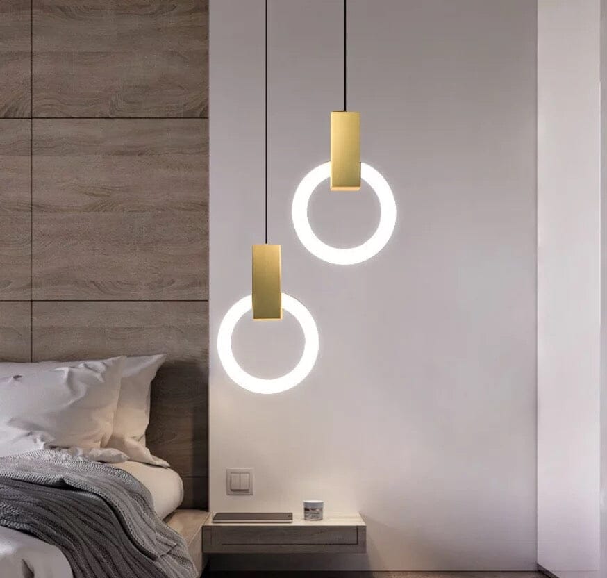 Small Inverted Light Nordic Minimalist Circular Small Pendant Light: Understated Elegance ...