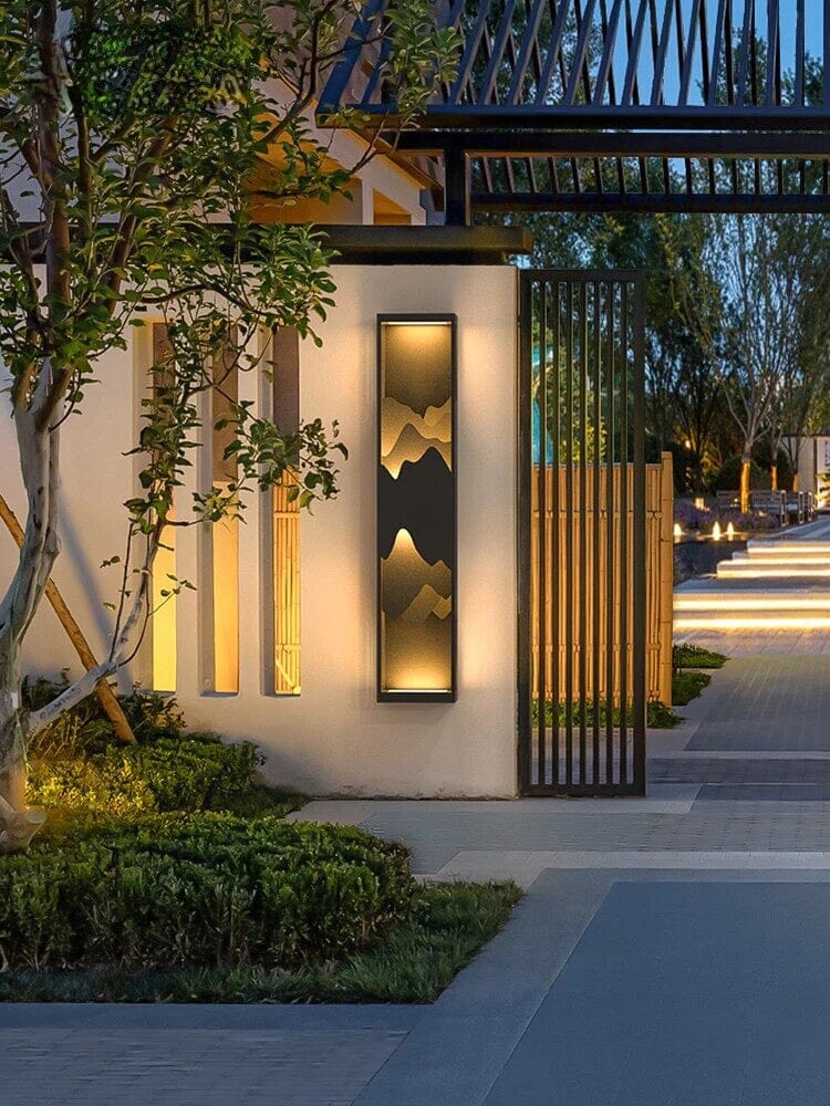 Solar LED Outdoor Waterproof Garden Wall Lamps