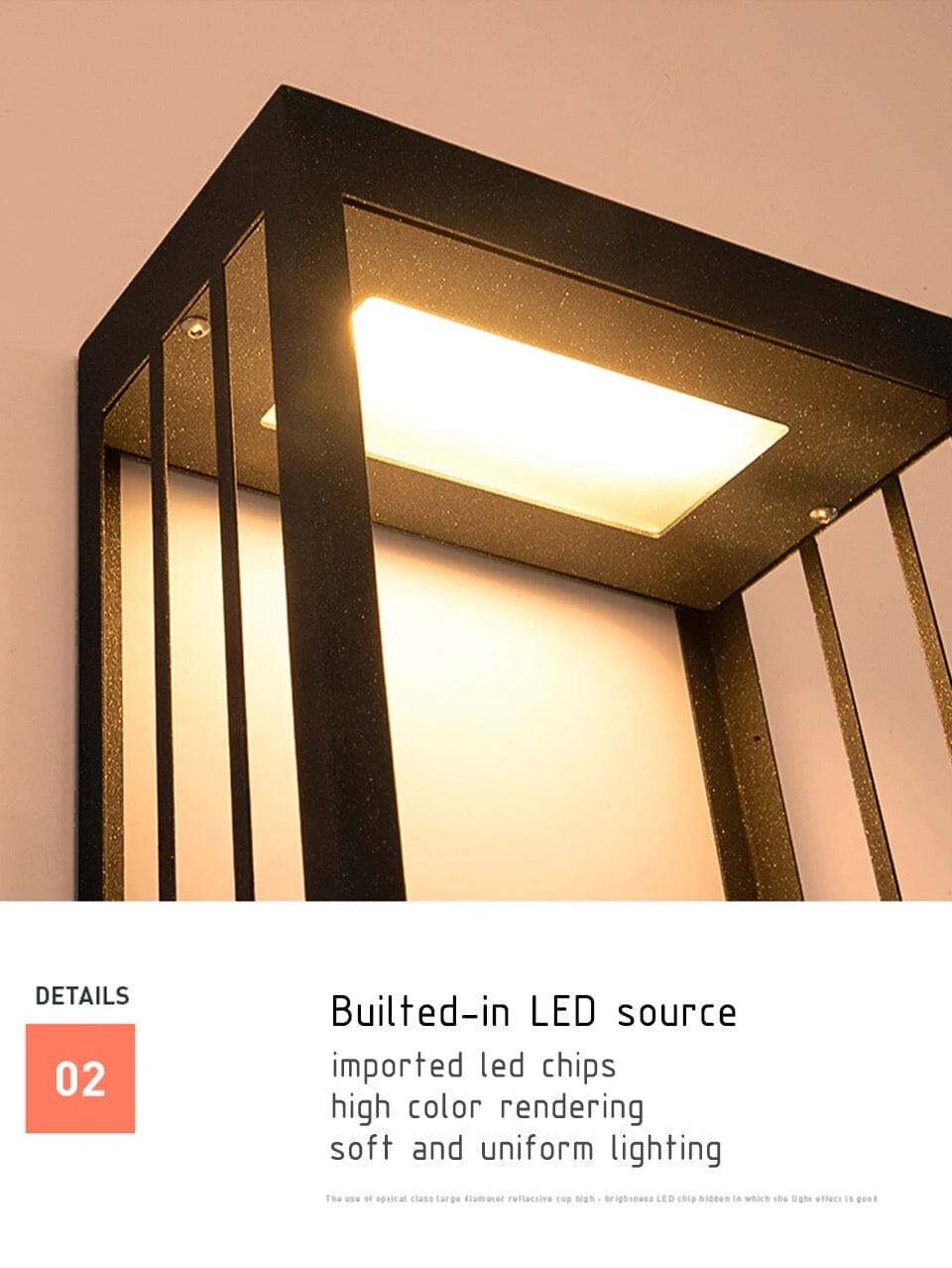 LED Outdoor Waterproof Garden Wall Lamps