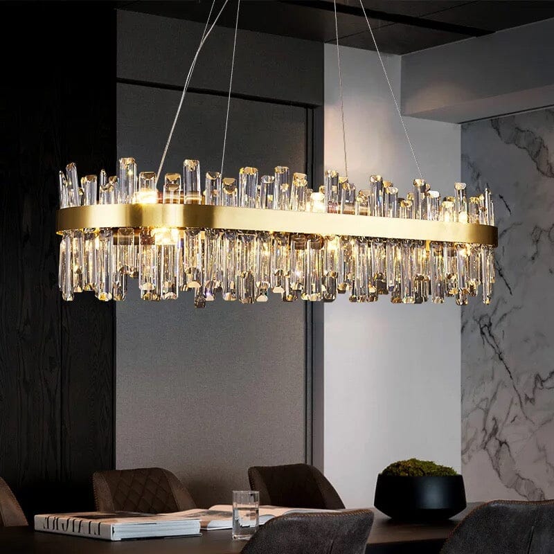 Modern Crystal Stone Designer Chandelier Lamp