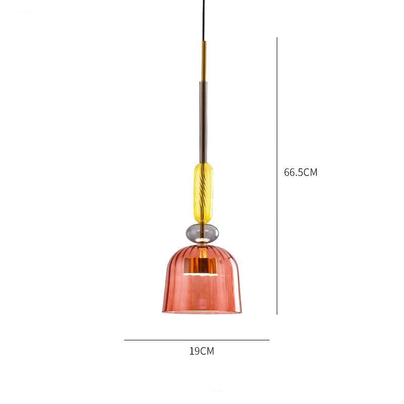 Nordic Glass Candy Pendant Lights