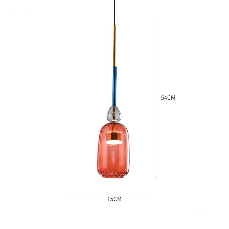 Nordic Glass Candy Pendant Lights