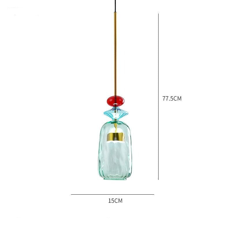 Nordic Glass Candy Pendant Lights