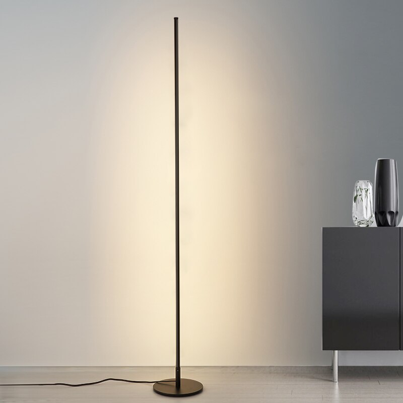 Aluminum Standing Thin Stick Floor Lights