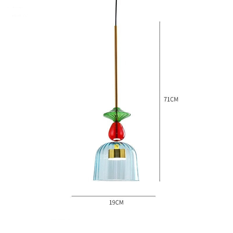 Nordic Glass Candy Pendant Lights