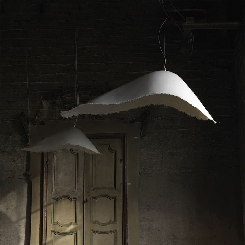 Nordic Wabi Sabi FRP LED Fixture Pendant Lights