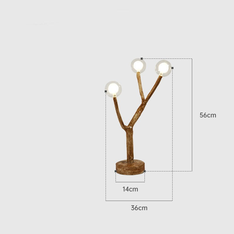 Nordic Rustic Tree Branch Floor Lamp